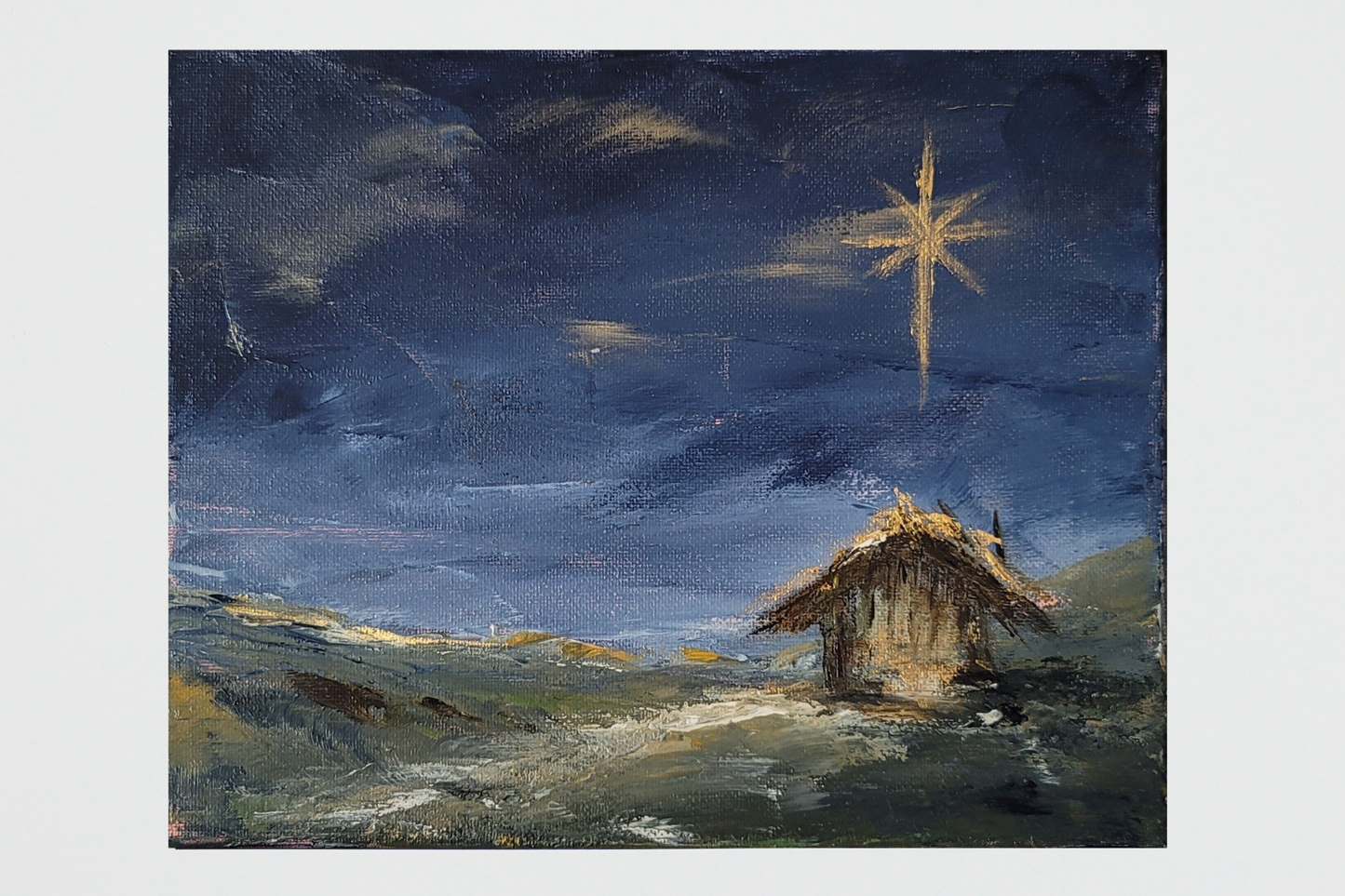 Silent Night Christmas Art Print